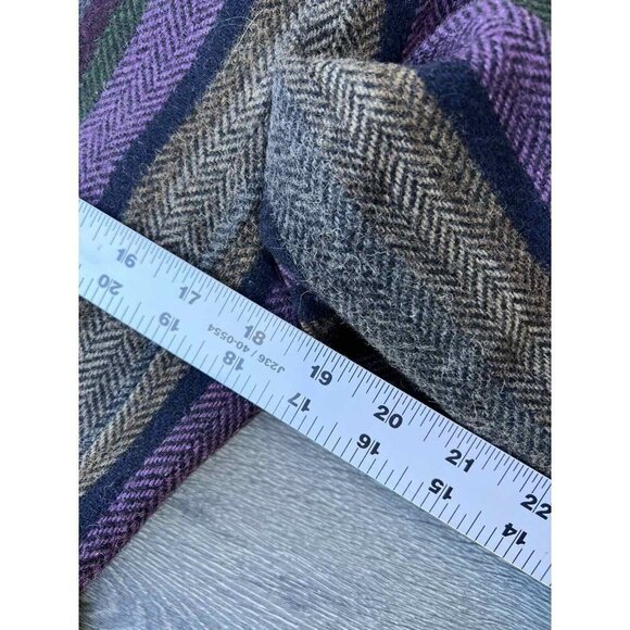 KASPER FOR A.S.L.  PETITE Wool Alpaca Blend Stripe women classic jacket Size 10 - Picture 8 of 12